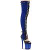 Pleaser - FLAMINGO3027 Cuissardes à plateforme - Bleu Product image
